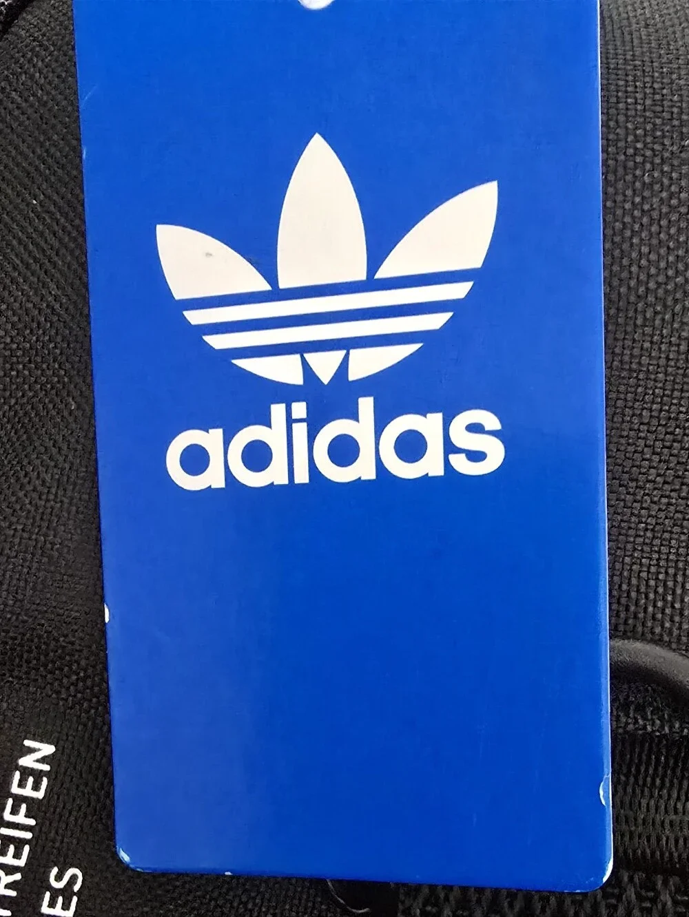 adidas Black Sling Waist Pack with Zip Pockets